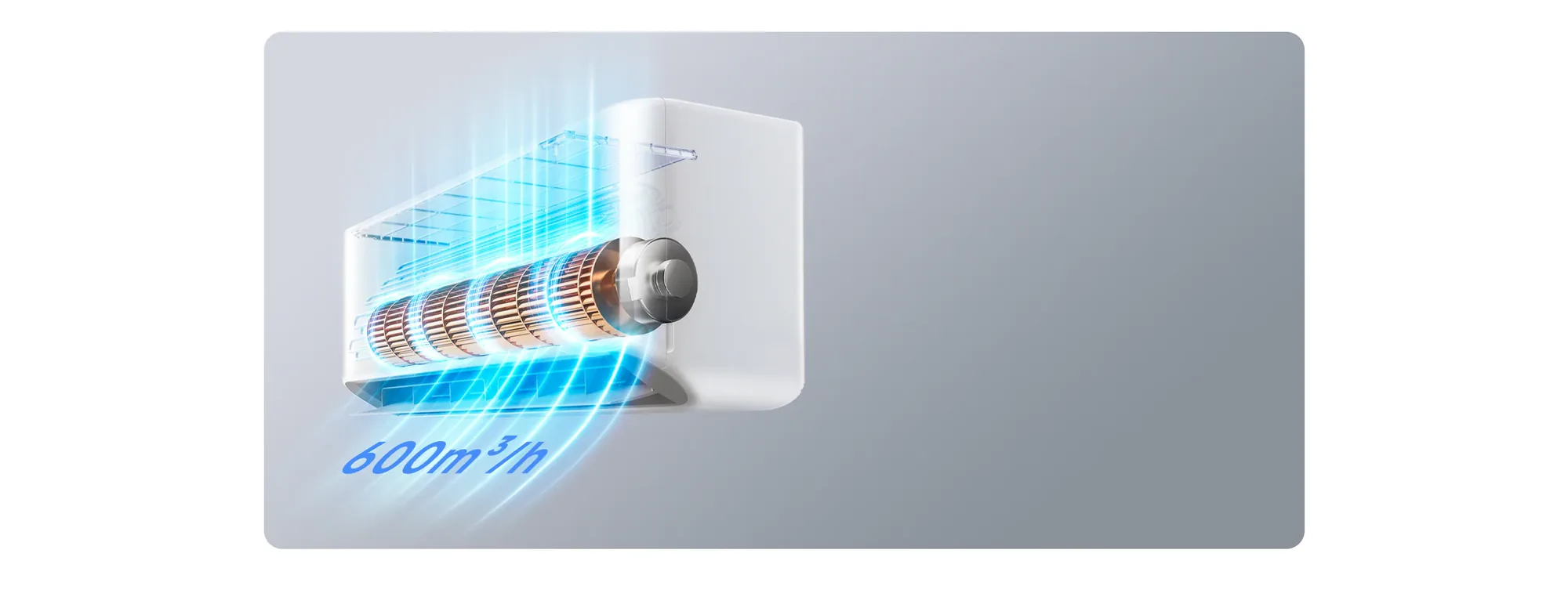 Tangenciální ventilátor o průměru 108 mm